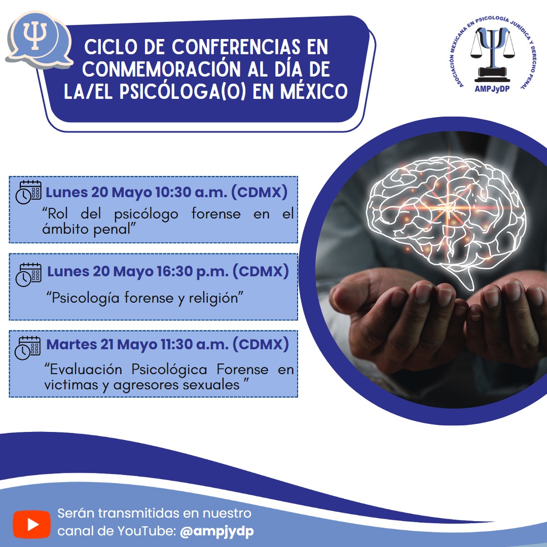 Ciclo de conferencias en conmemoración al día de la/el Psicóloga(o) en México