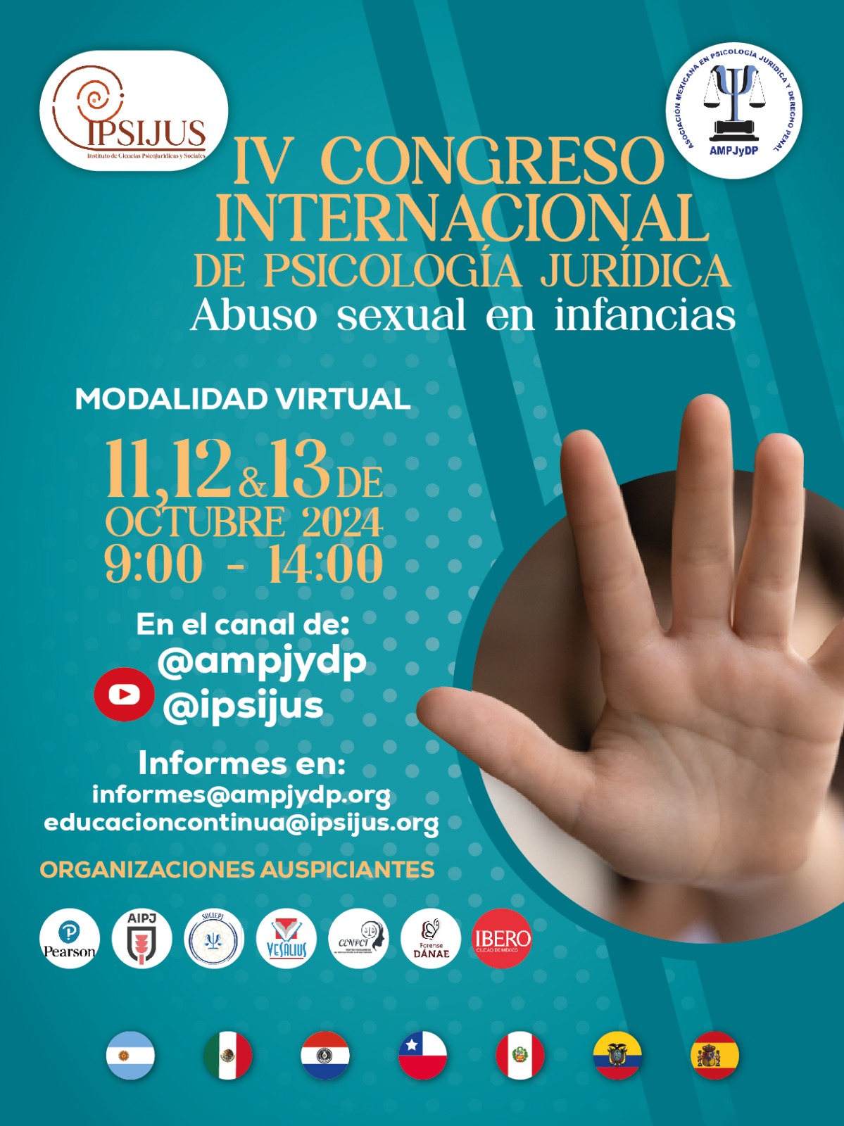 CONGRESO 2024 “Abuso Sexual en infancias”, enfoque Psicojurídico.