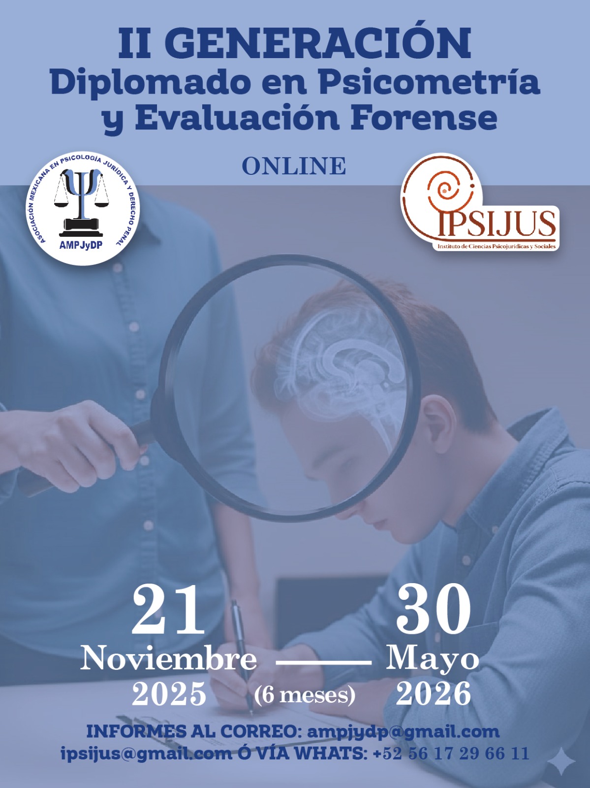 II Generación Diplomado en Psicometría y Evaluación Forense